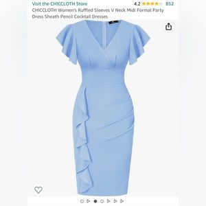 NWT Gorfeous baby blue dress!